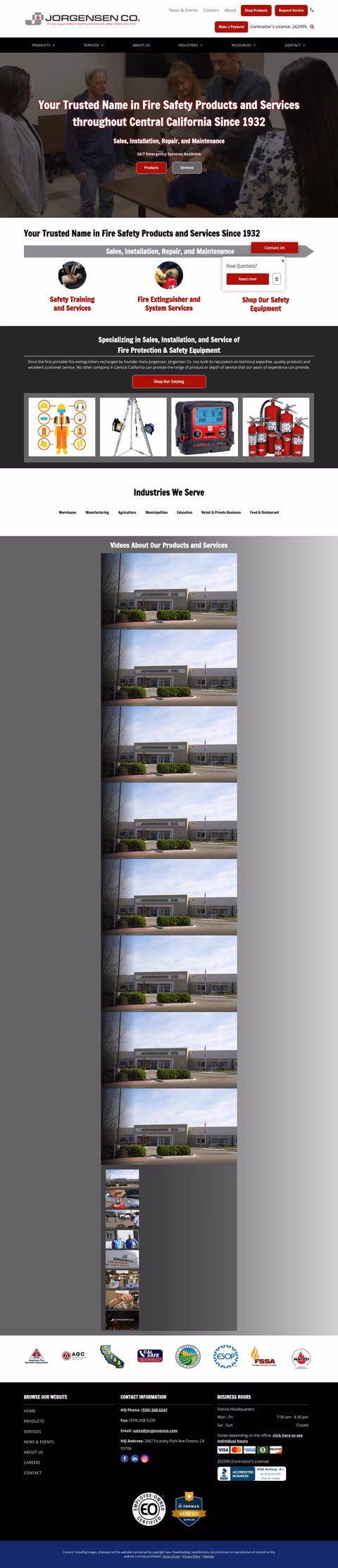 Jorgensen-Company Homepage 1440px