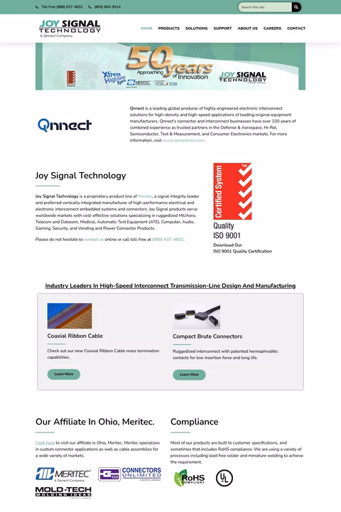 Joy-Signal-Technology Homepage 1440px