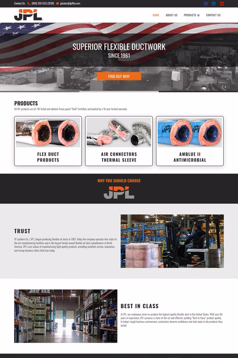 Jp-Lamborn-Company Homepage 1440px