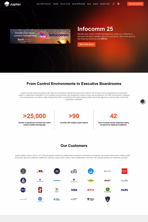 Jupiter-Systems Homepage 1440px