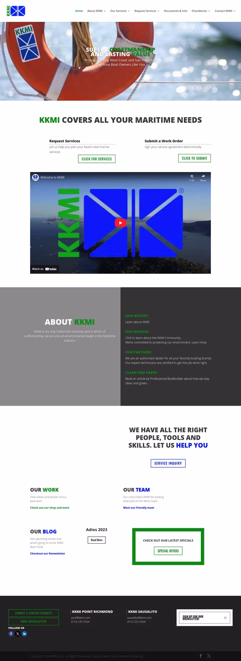 Keefe-Kaplan-Maritime-Inc Homepage 1440px