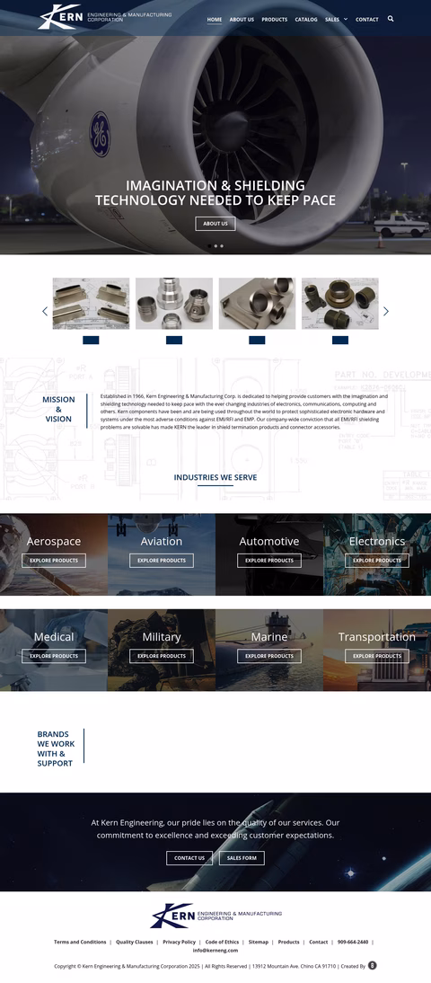 Kern-Engineering-Manufacturing Homepage 1440px