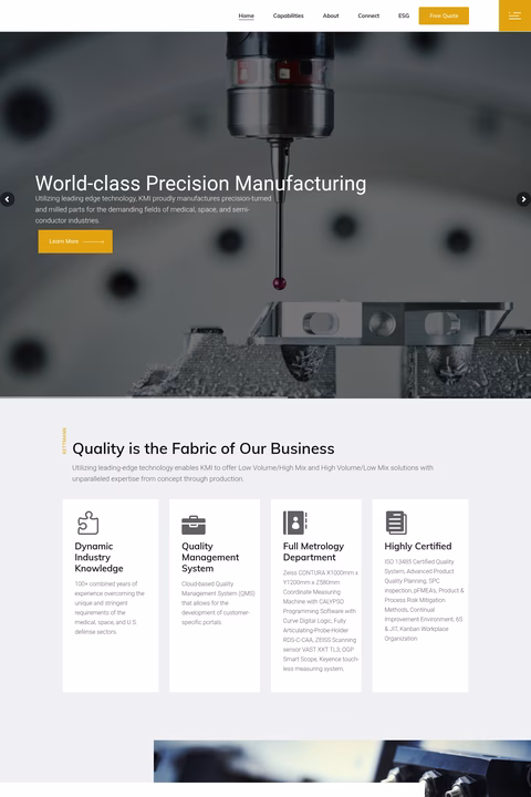 Kettmann-Machining Homepage 1440px