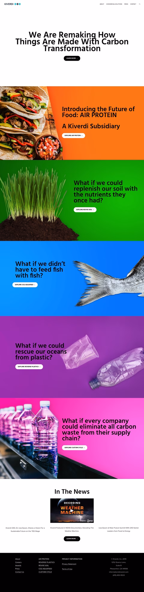 Kiverdi Homepage 1440px