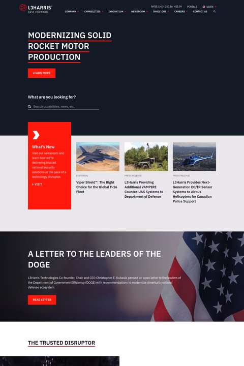L3Harris Homepage 1440px