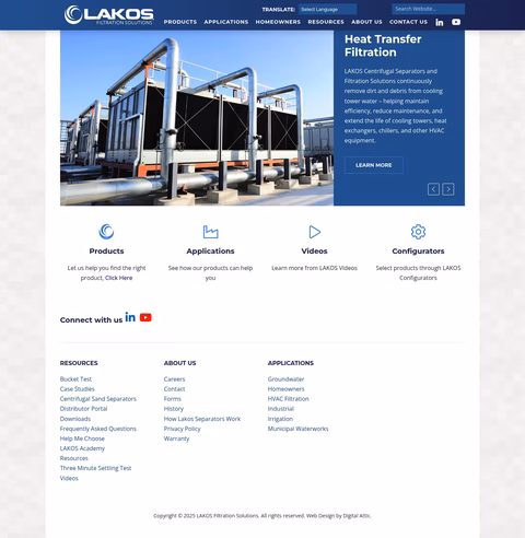 Lakos-Filtration Homepage 1440px