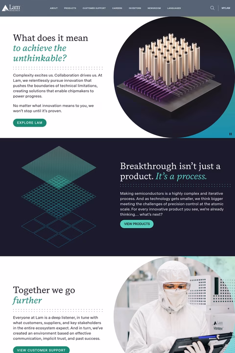 Lam-Research-Corporation Homepage 1440px