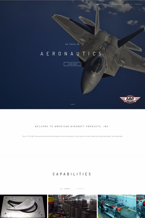 American-Aircraft-Products Homepage 1440px