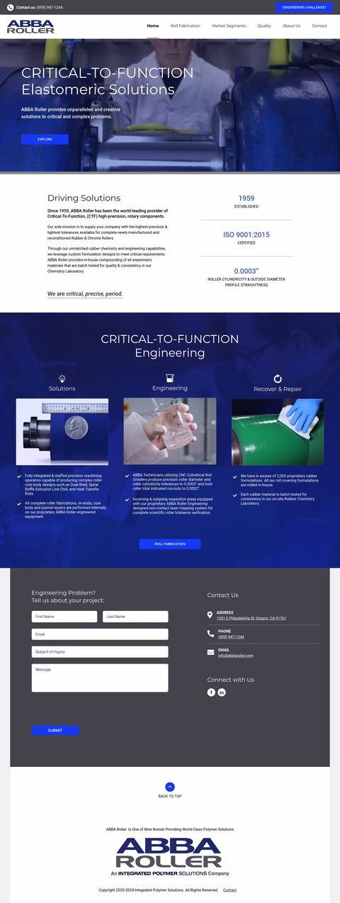 Abba-Roller Homepage 1440px