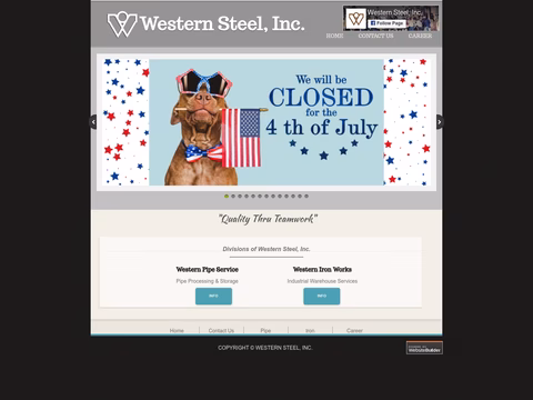 Western-Steel-Inc Homepage 1440px