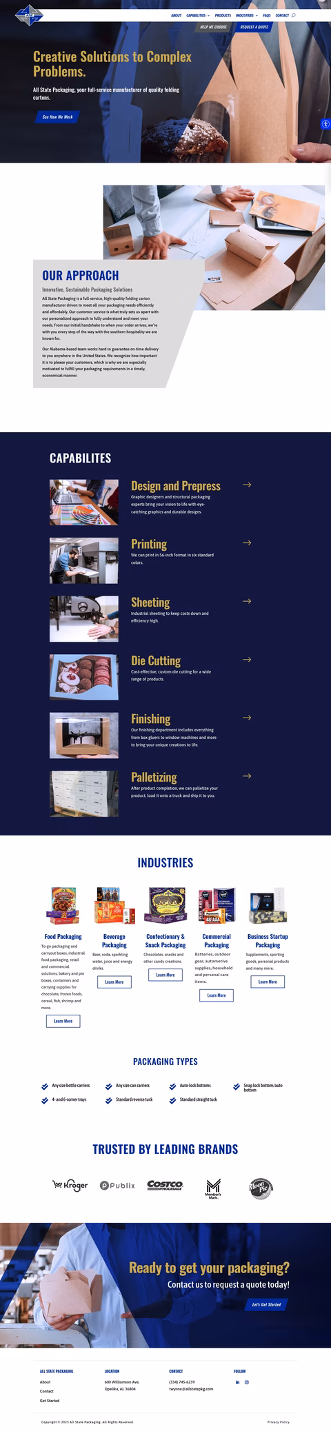 All-State-Packaging Homepage 1440px