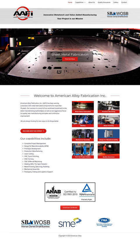 American-Alloy-Fabrication Homepage 1440px