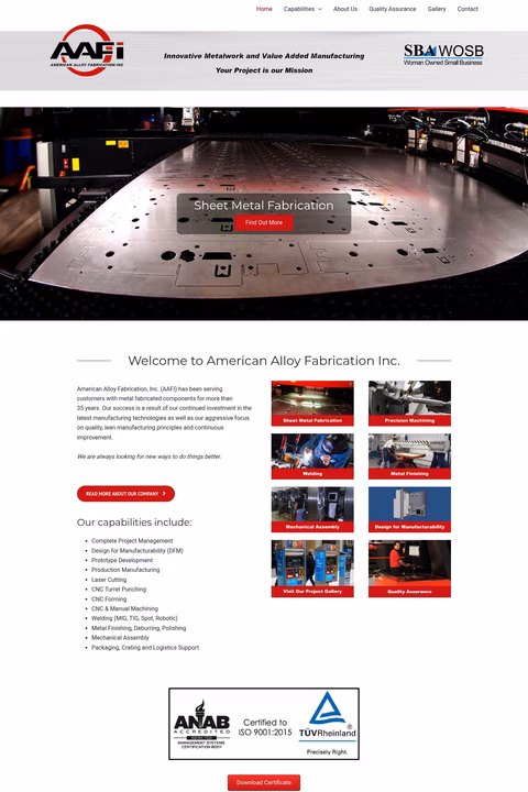 American-Alloy-Fabrication Homepage 1440px