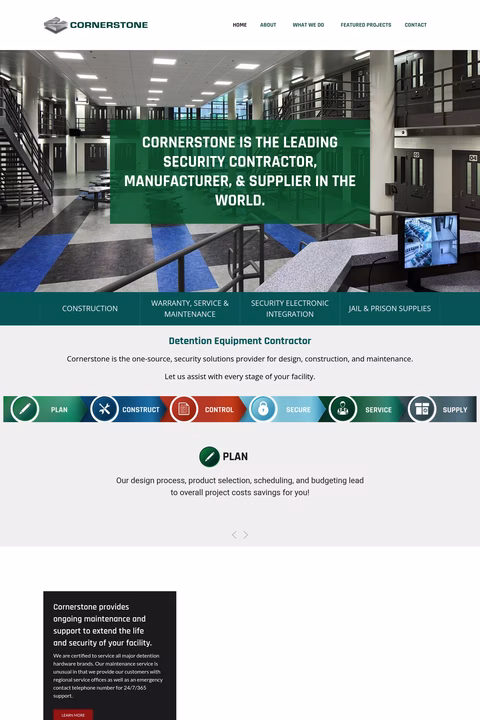 Cornerstone-Detention-Products Homepage 1440px