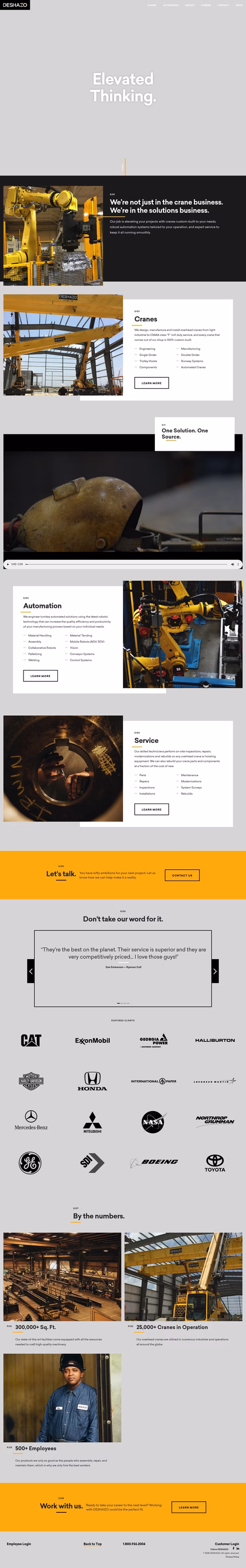 Deshazo-Crane-Company Homepage 1440px