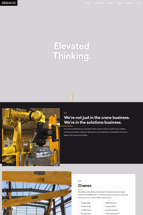 Deshazo-Crane-Company Homepage 1440px