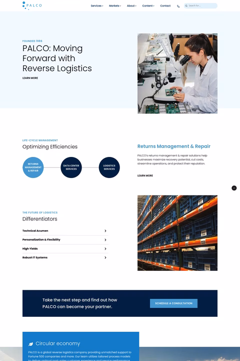 Palco Homepage 1440px