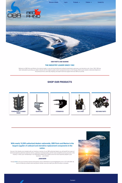 Obr-Parts-And-Marine Homepage 1440px