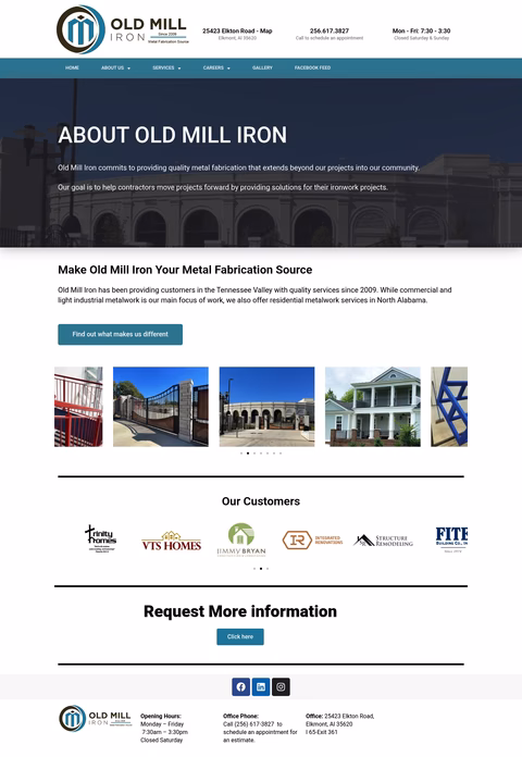 Old-Mill-Iron Homepage 1440px