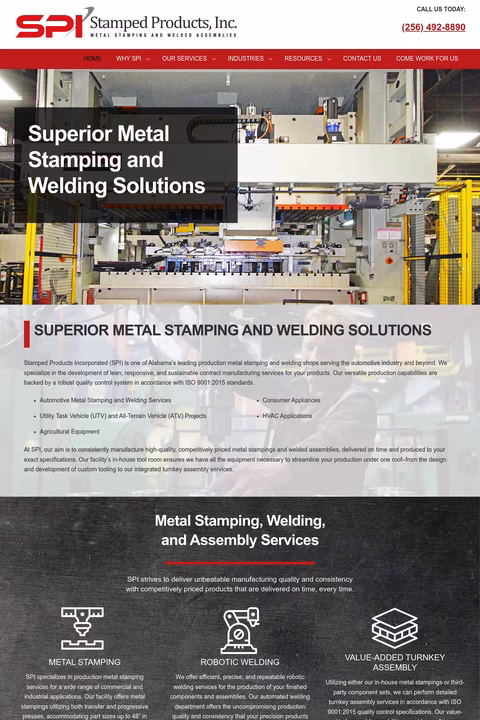 Stamped-Products-Inc Homepage 1440px