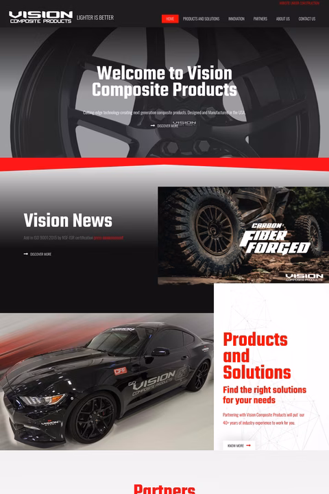Vision-Composite-Products Homepage 1440px