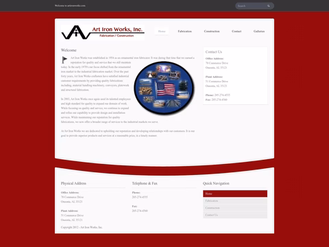 Art-Iron-Works Homepage 1440px