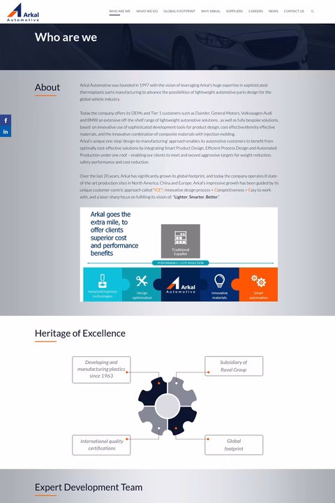 Arkal-Automotive Homepage 1440px