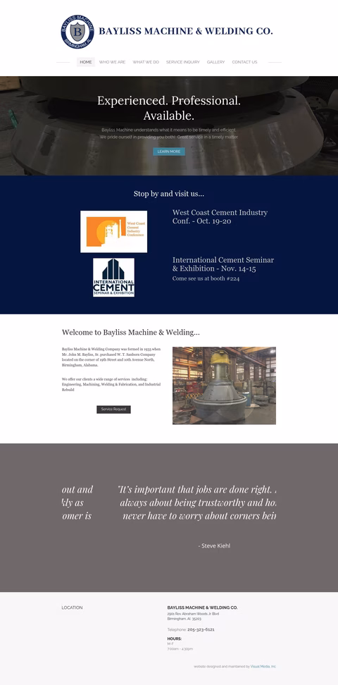 Bayliss-Machine-Welding Homepage 1440px
