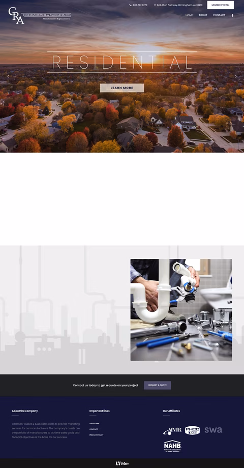 Coleman-Russell-Associates Homepage 1440px