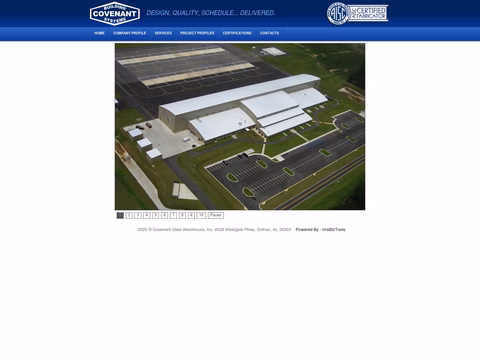 Covenant-Steel Homepage 1440px