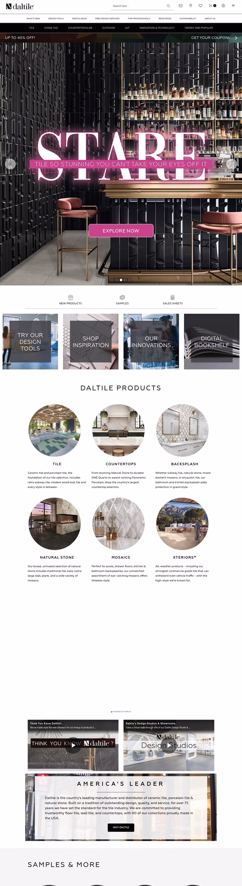 Daltile Homepage 1440px