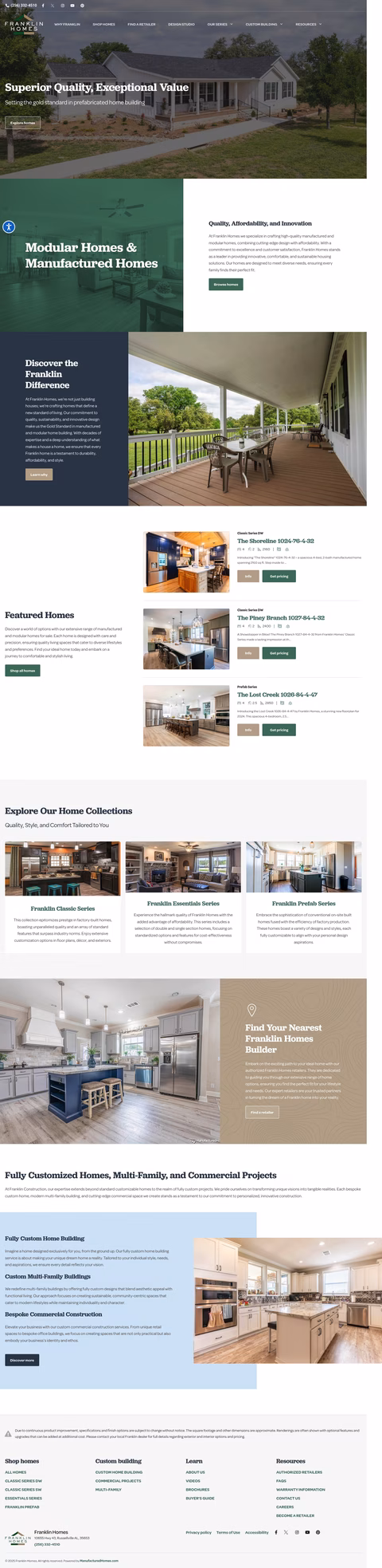 Franklin-Homes Homepage 1440px