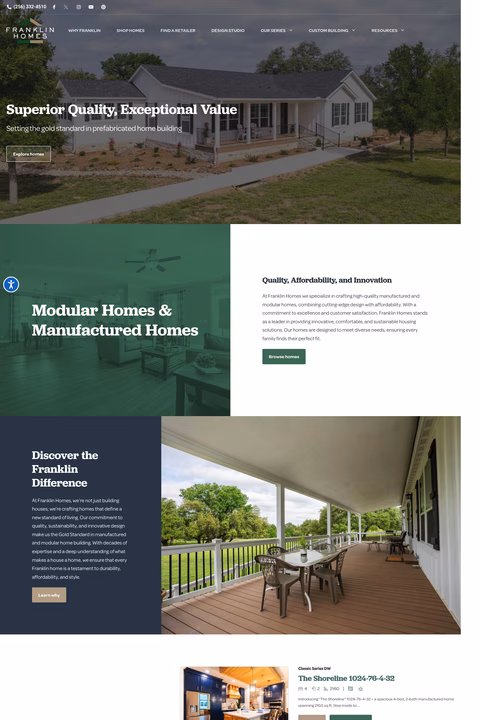 Franklin-Homes Homepage 1440px