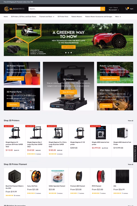 Gl-Robotics Homepage 1440px