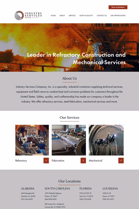 Industry-Services-Company Homepage 1440px