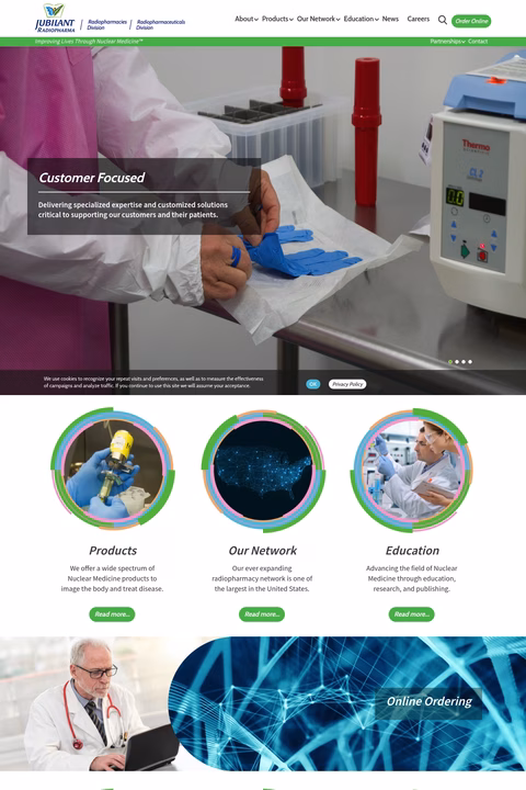 Jubilant-Radiopharma Homepage 1440px