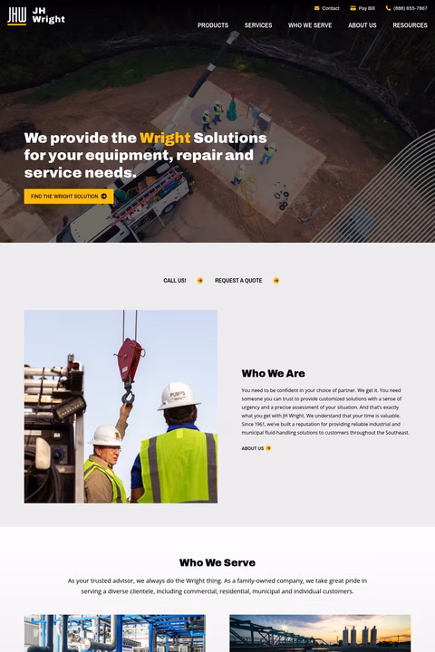 J-H-Wright-Associates Homepage 1440px