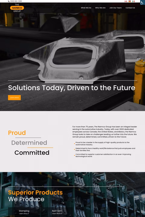 Narmco-Group Homepage 1440px