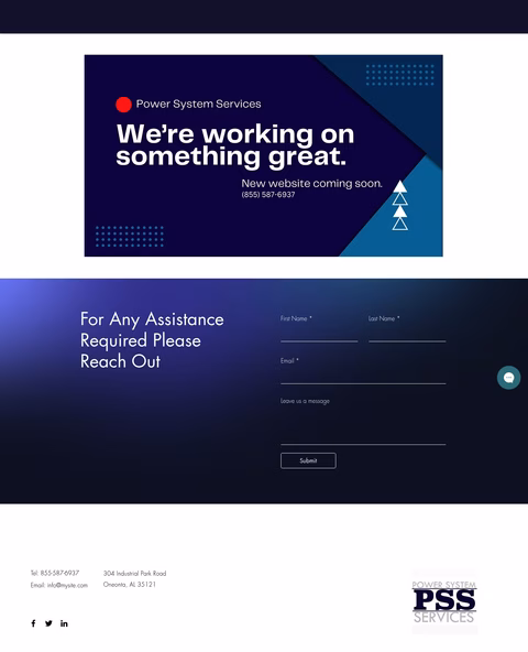 Power-System-Services Homepage 1440px