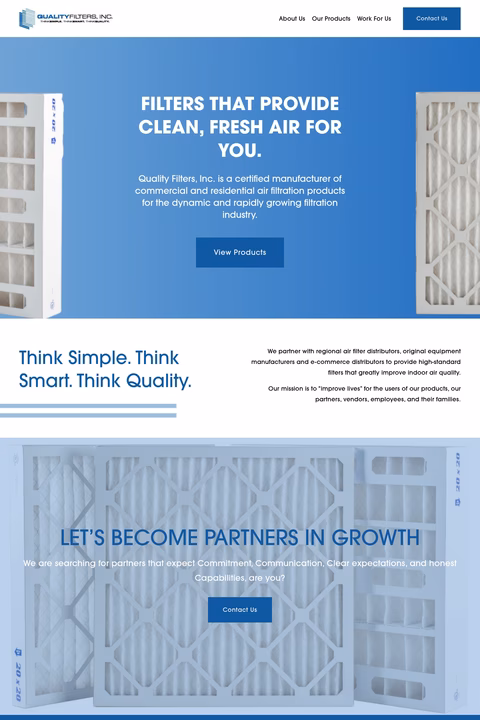 Quality-Filters Homepage 1440px