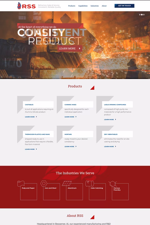 Refractory-Sales-Service Homepage 1440px