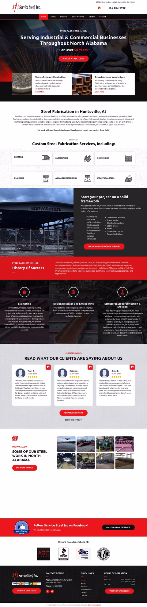 Service-Steel-Inc Homepage 1440px