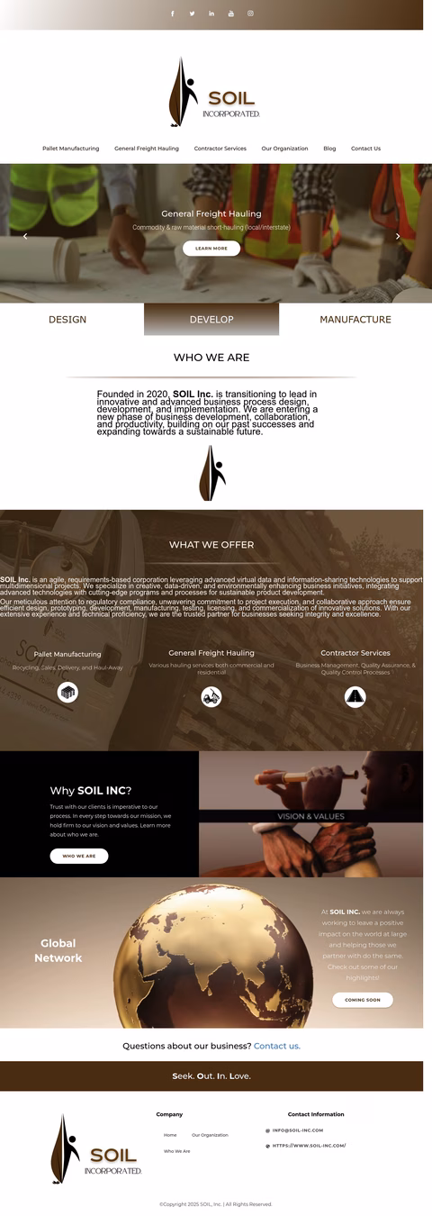 Soil-Inc Homepage 1440px