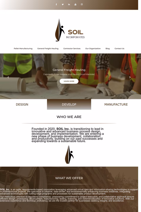Soil-Inc Homepage 1440px