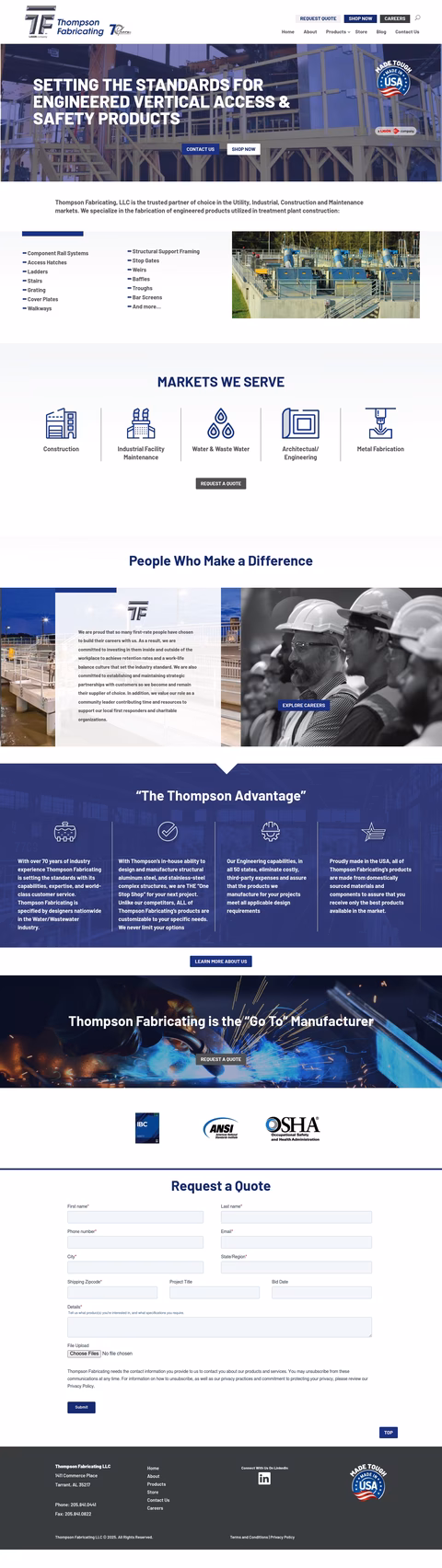 Thompson-Fabricating Homepage 1440px