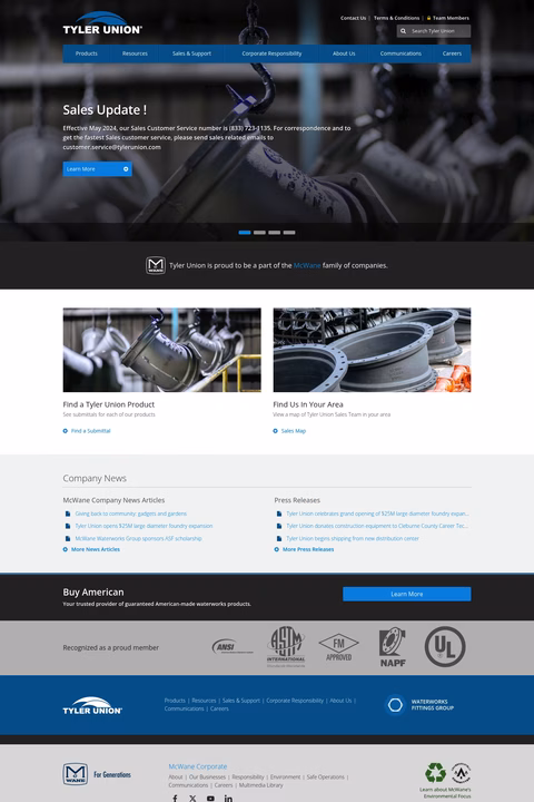 Tyler-Union Homepage 1440px