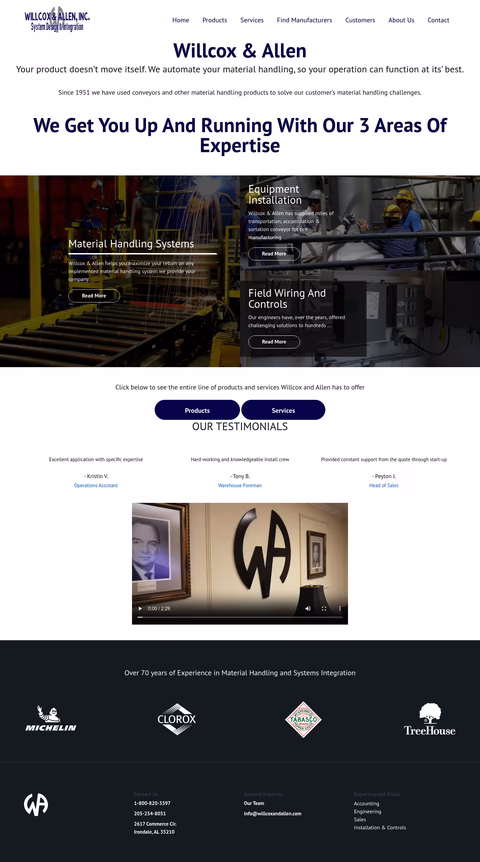 Willcox-Allen Homepage 1440px