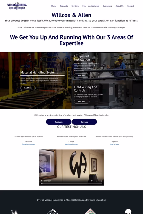 Willcox-Allen Homepage 1440px