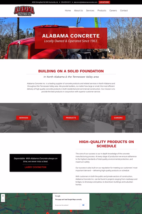 Alabama-Concrete-Company Homepage 1440px