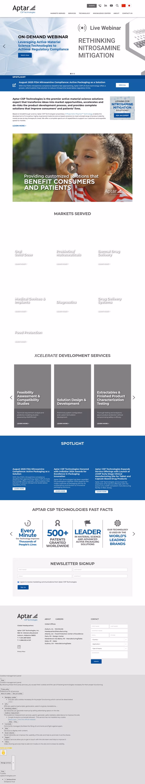 Aptar-Csp-Technologies Homepage 1440px